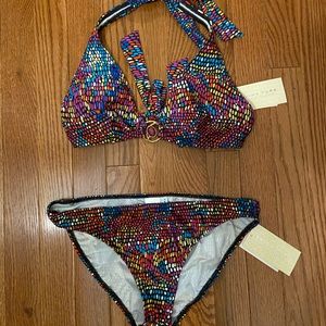 NWT Trina Turk Halter Bikini Size Medium